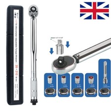 Ratcheting Torque Wrench 1/2" Socket Set Square Drive 28-210Nm Car Wheel Wrench