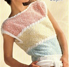 3 Colour Sleeveless Slash Neck