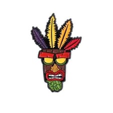 Tiki mask Enamel Pin Badge -