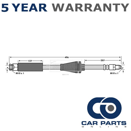 Brake hose front cpo - front, fits