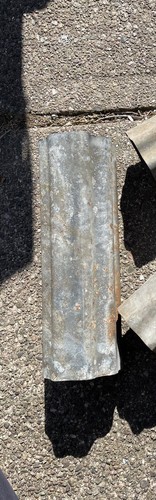 Vtg galvanized gutter - vtg,
