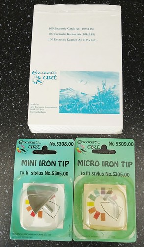 Nos encaustic art iron - x,