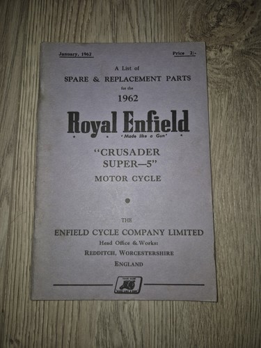 Vintage royal enfield spares - royal,