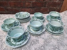 26 x ADAMS Calyx Ware Chinese Garden part tea service