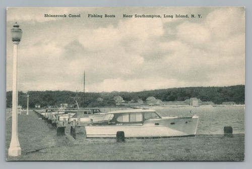 Shinnecock canal fishing boats - shinnecock,