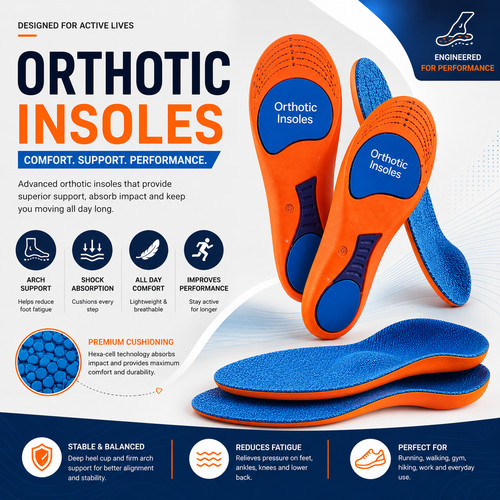 Orthotic insoles arch support - orthotic,