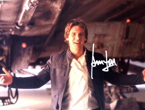 Harrison ford signed autograph - harrison,