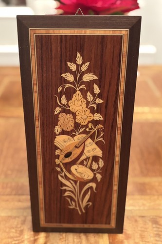 Vintage italian marquetry wall - vintage,