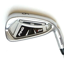 Ping i20 White Dot 6 Iron Ping CFS Stiff Steel Shaft Ping Grip