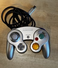 Official Nintendo Gamecube Controller Silver / Platinum Tested & Working