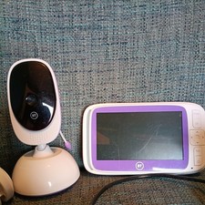 BT 6000 Digital VIDEO BABY MONITOR 5" COLOUR Screen ZOOM PAN TILT Camera Cam VGC