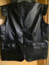 JACOBITE PU LEATHER WAISTCOAT