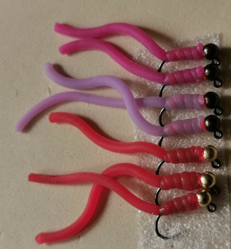 Tungsten squirmy worms - tungsten,