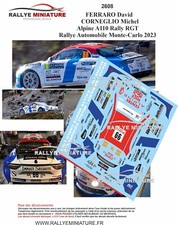 DECALS 1/43 REF 2608 ALPINE