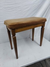 Vintage Wooden Piano Stool /