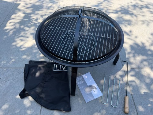 Livvo garden fire pit - garden, patio