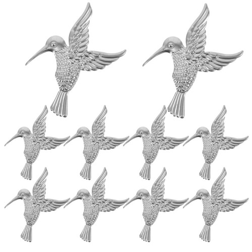 10pcs reusable iron wall birds - reusable,