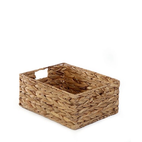 Small wicker woven hyacinth - small,