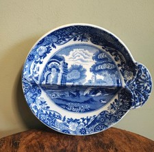 Copeland Spode Olive Serving Tray Dish Appetisers Vintage Blue Stamp 15cms Wide