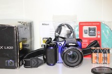 Nikon Coolpix L820 Blue Camera