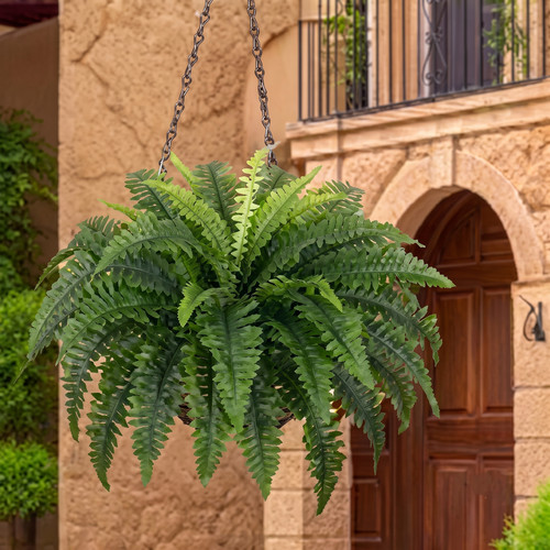 Artificial boston fern plant - artificial,