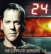24: Seasons 1-6 DVD (2007) Kiefer Sutherland, Lacofono (DIR) cert 15 41 discs