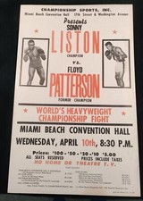 Sonny Liston v Floyd Patterson