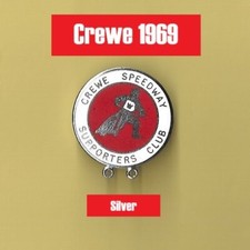 Crewe 1969 Speedway Badge -