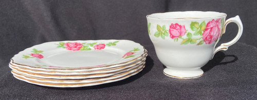 Vintage royal vale pink roses - vintage,