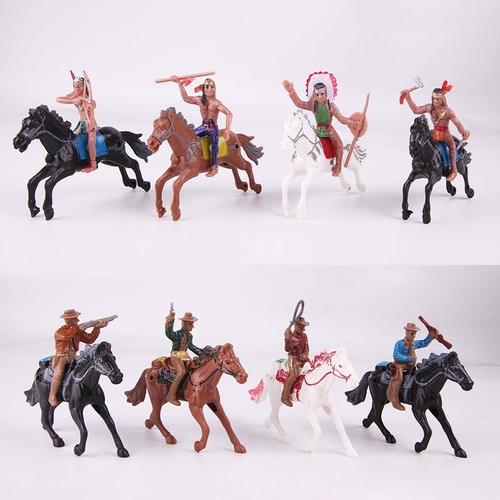 Set cowboys figures horse - cowboys,