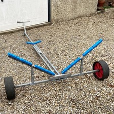 BOAT LAUNCHING TROLLEY - COLLAPSIBLE  HAND TRAILER