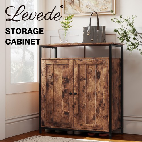 Levede storage cabinet walnut - storage,