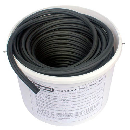 25m black upvc rubber door - upvc,