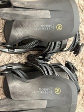 Nidecker Carbon Supermatic Black Snowboard Fast Bindings New M L XL