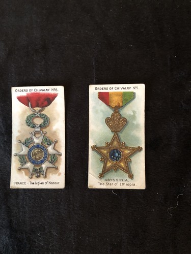 Cigarette cards orders - cards., of