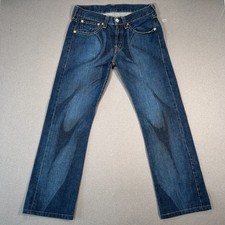 Levi's 901 Regular Fit Straight Leg Blue Stonewashed Denim Jeans W34 L34