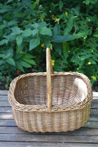 Antique handmade wicker wooden - handmade,