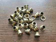 Clock Brass Centre Fixing Nuts, Mostly New Old Stock, Clockmaker #O605