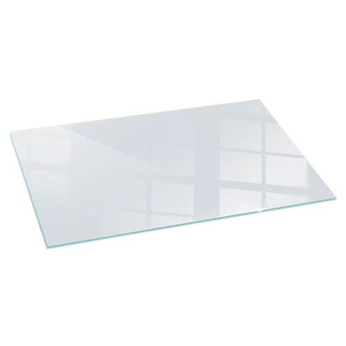 Heavy duty glass hearth pad - glass,