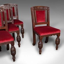 Set of 4 Antique Dining