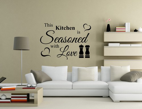 This kitchen seasoned with - seasoned,