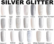 BLUESKY GEL NAIL POLISH SILVER
