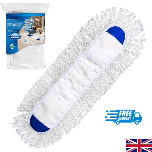 Heavy duty flat mop - flat, refill