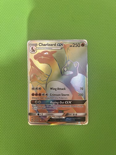 Pokémon charizard rainbow - charizard-gx,