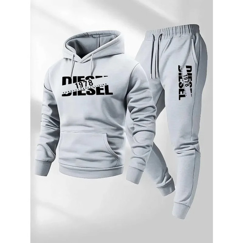 Mens pullover tracksuit hoodie - pullover,