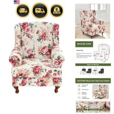 Wing Chair Slipcovers Stretch