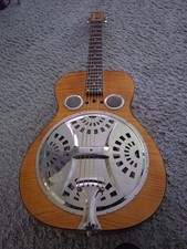  Epiphone Dobro Hound Dog Round Neck Acoustic Resonator  Guitar, VINTAGE BROWN