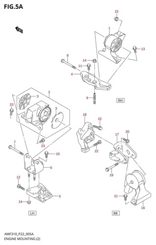 Suzuki genuine nut - suzuki, alto