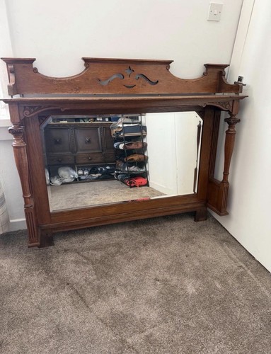 Large mantle mirror - large,