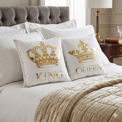 Cushion cover gold accent - cushion,